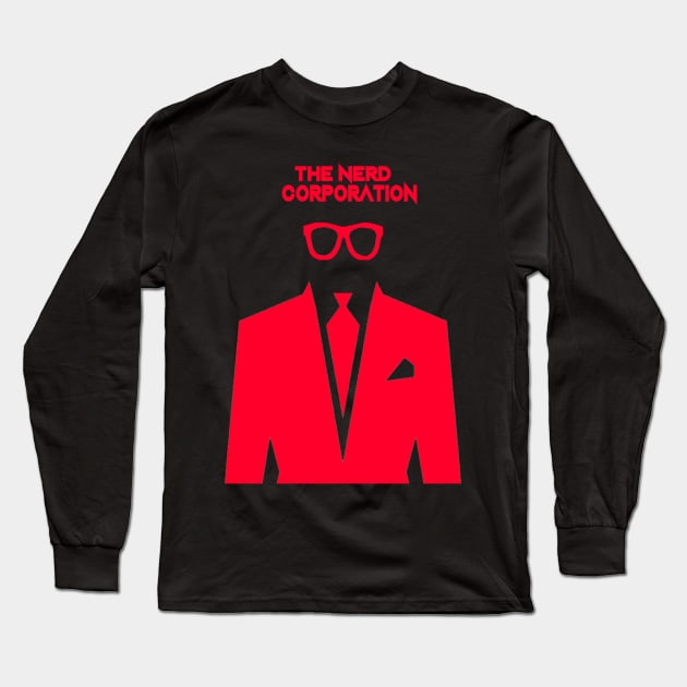 NCP Suit Red Long Sleeve T-Shirt by The Nerd Corporation